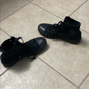 All Black Chucks